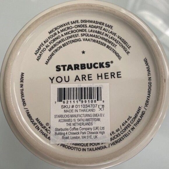 New in Box Starbucks Amsterdam Been There Series 14 Oz Collectible Ceramic Mug - Picture 4 of 5